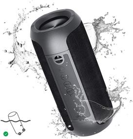 img 4 attached to 🔊 LESHP Bluetooth Speakers: Powerful Portable Wireless Bluetooth Speaker with Dual Horns