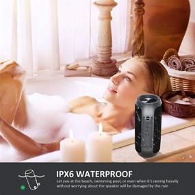 img 1 attached to 🔊 LESHP Bluetooth Speakers: Powerful Portable Wireless Bluetooth Speaker with Dual Horns