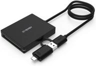 byeasy cfast 2.0 card reader: usb 3.0 & usb c port, thunderbolt 3, compact & professional card reader for sandisk, lexar, transced, atomos, snoy & more logo