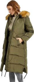 img 1 attached to 🧥 Orolay Women's Winter Drawstring Jacket with Removable Hood - Versatile Outerwear for Women