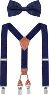 welrog's kids toddler suspenders and bowtie set - perfect for boys, girls and baby birthday photography in 3 sizes. logo