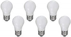 img 4 attached to GE Appliance Light Bulb 40w A15 Frosted - (Pack of 6): Enhance Your Home Lighting Experience