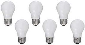 img 1 attached to GE Appliance Light Bulb 40w A15 Frosted - (Pack of 6): Enhance Your Home Lighting Experience