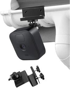 img 4 attached to 📷 Wasserstein Weatherproof Gutter Mount: Enhance Blink Camera Security & Durability (1 Pack, Black)