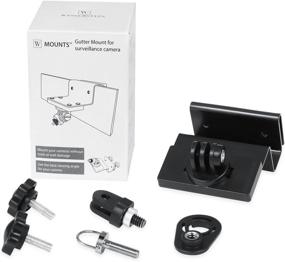 img 1 attached to 📷 Wasserstein Weatherproof Gutter Mount: Enhance Blink Camera Security & Durability (1 Pack, Black)