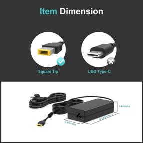 img 3 attached to Powerful 135W AC Charger for Lenovo Thinkpad Thunderbolt 3 Universal 4 💡 Dock Gen 2 Pro Ultra Docking Station - Efficient Laptop Power Supply Adapter Cord