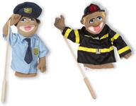 melissa & doug rescue puppet set: enhance your child's imaginative playtime logo