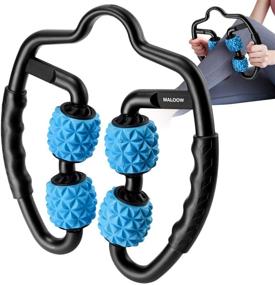 img 4 attached to 🏋️ Maloow Deep Tissue Muscle Roller: Trigger Point Massage Roller for Leg, Tennis Elbow, Thigh, Arm Soreness & Stiffness, Pain Relief