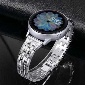 img 3 attached to Joyozy Compatible Ticwatch Rhinestones Bracelet
