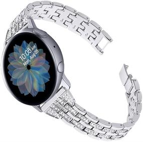 img 4 attached to Joyozy Compatible Ticwatch Rhinestones Bracelet