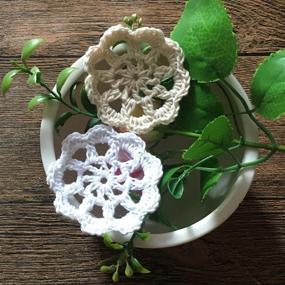 img 2 attached to Mindplus Doilies Crochet Coaster Vintage