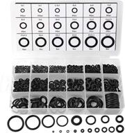 🔧 770pcs rubber o ring assortment kits 18 sizes nitrile rubber nbr sealing gasket washers by hongway - ideal for car, auto, vehicle repair, plumbing, air or gas connections - professional quality logo