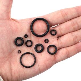 img 1 attached to 🔧 770pcs Rubber O Ring Assortment Kits 18 Sizes Nitrile Rubber NBR Sealing Gasket Washers by HongWay - Ideal for Car, Auto, Vehicle Repair, Plumbing, Air or Gas Connections - Professional Quality