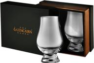 glencairn whisky glasses, set of 2 in stylish presentation box logo