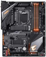 материнская плата gigabyte z390 aorus pro: компьютерные компоненты для внутренних элементов. логотип