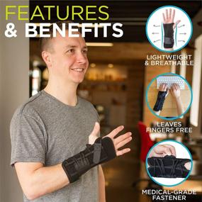 img 2 attached to 🏥 BraceAbility Immobilizer for Tendonitis with Syndrome Protection