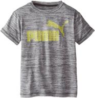 👕 puma boys xl 18-20 yellow top, tee & shirt collection for boys' clothing logo