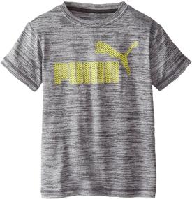 img 2 attached to 👕 PUMA Boys XL 18-20 Yellow Top, Tee & Shirt Collection for Boys' Clothing