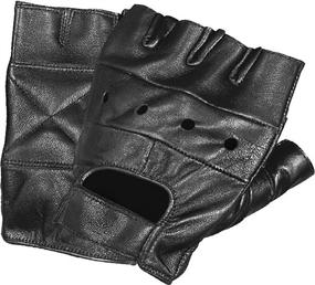 img 4 attached to 🧤 Fingerless Leather Lifting Gloves by Ted Jack