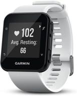 renewed garmin forerunner 35 watch in white: superior performance at a fraction of the price! logo