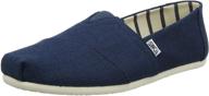 👞 toms alpargata majolica heritage men's loafers & slip-ons: timeless style for effortless comfort logo
