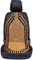 🚗 enhance your driving experience with the zento deals wood beaded comfort seat cushion seat cover! logo