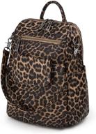 🎒 stylish uto women backpack purse: versatile 3-way pu washed leather ladies rucksack shoulder bag logo