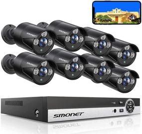 img 4 attached to 📷 SMONET 5MP Lite Home Security Camera System: Complete 8CH DVR Surveillance System with 8pcs 5MP Wired CCTV Bullet Cameras for Indoor/Outdoor Waterproof Night Vision & Motion Detection (NO HDD)