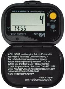 img 2 attached to 🏃 ACCUSPLIT Health Engine AH120M9: Advanced Pedometer & Step Counter for Enhanced Fitness Tracking