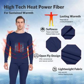 img 2 attached to MANCYFIT Thermal Shirts Fleece Compression Sports & Fitness for Australian Rules Football