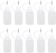 🧵 10 pcs 1oz/30ml needle tip glue bottle set - precision applicators for liquid, diy caulking tool logo