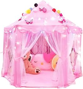 img 4 attached to 🏰 Princess Castle Playset for Girls by RISEMART