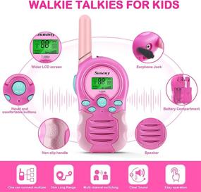 img 1 attached to Outdoor Camping Hiking Walkie Talkies