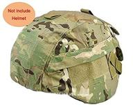 🎯 h world shopping tactical airsoft military mich 2000 ver2 helmet cover with back pouch: ultimate gear upgrade for tactical airsoft operations logo