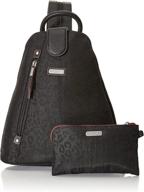 🐆 stylish baggallini womens cheetah backpack wristlet - trendy women's handbags & wallets logo
