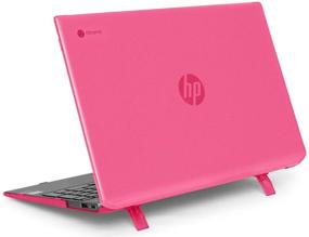 img 4 attached to 🔒 mCover Hard Shell Case for Late-2019 15.6" HP Chromebook 15-DExxxx Series - Ultimate Protection in HP C15-DE Pink (Not Compatible with Smaller HP C14 / C13 / C11 Series)