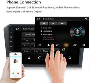 img 4 attached to 🚗 Podofo Double Din Android Car Stereo: Mazda 3 2004-2009, GPS, Bluetooth, WiFi, Touchscreen, Rear View Camera, and More!