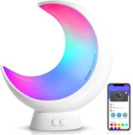 enhance your home ambiance with ecolor rgb smart table lamp: app-controlled small lamp with scene mode, music mode, and dimmable warm white light - perfect for bedrooms and living rooms! логотип