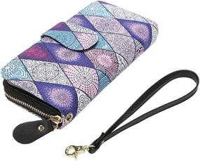 img 2 attached to 👛 Stylish Zipper Wallet Canvas Holder: Women's Must-Have Handbags & Wallets