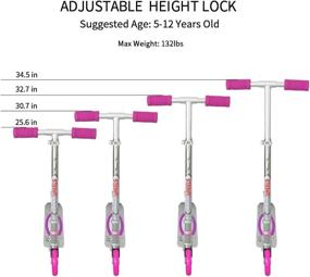 img 3 attached to 🛴 ChromeWheels Kick Scooter for Kids, Deluxe with 2 Light-Up Wheels, Adjustable Height & Kickstand. Perfect Gift for Boys and Girls, Age 5 and Up. Weight Limit: 132lb.