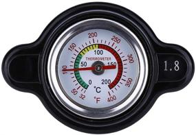 img 4 attached to 🌡️ Accurate Real-Time Temperature Monitoring: High Pressure Radiator Cap with Gauge for Honda, Kawasaki, Suzuki, Yamaha Motorcycle ATV Models