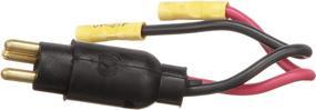 img 2 attached to 🔌 Attwood 14352-3 Trolling Motor Connector, Male Plug, Motor Side, 5-Inch Harness with Butt Connectors, 10-Gauge Wire - Medium-Duty