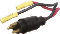 🔌 attwood 14352-3 trolling motor connector, male plug, motor side, 5-inch harness with butt connectors, 10-gauge wire - medium-duty логотип
