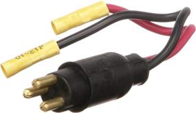 img 4 attached to 🔌 Attwood 14352-3 Trolling Motor Connector, Male Plug, Motor Side, 5-Inch Harness with Butt Connectors, 10-Gauge Wire - Medium-Duty
