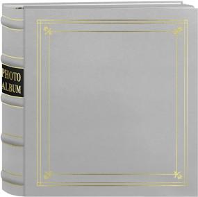 img 4 attached to 📸 Pioneer 4x6-Inch 200-Pocket Ring Bound White Bonded Leather Photo Album with Gold Accents - Enhanced SEO