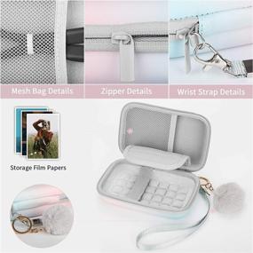 img 2 attached to 📷 Gradient Travel Hard Carry Case Protective Cover for Canon Ivy Mobile Mini Photo Printer/ Canon Ivy CLIQ 2/+2 Instant Camera Printer