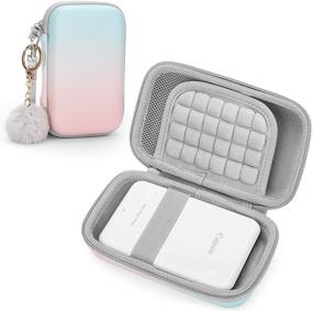 img 4 attached to 📷 Gradient Travel Hard Carry Case Protective Cover for Canon Ivy Mobile Mini Photo Printer/ Canon Ivy CLIQ 2/+2 Instant Camera Printer