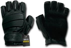 img 1 attached to Black Tactical Finger Gloves by RAPDOM