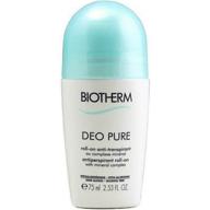 deodorants biotherm pure anti perspirant roll logo