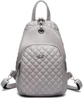 👜 stylish leather convertible handbags & wallets for women - lightweight shoulder backpacks logo